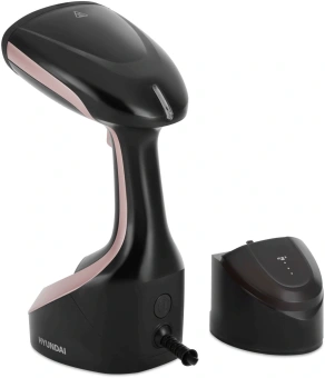 Отпариватель ручной Hyundai H-HS02127 1650Вт черный/розовый - купить недорого с доставкой в интернет-магазине