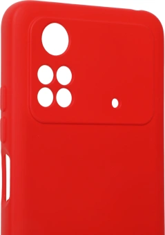 Чехол (клип-кейс) DF для Poco M4 Pro (4G) poOriginal-06 красный (POORIGINAL-06 (RED)) - купить недорого с доставкой в интернет-магазине