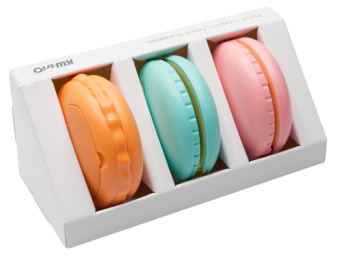 Настольный набор Kw-Trio 6351 Macaron (3 предмета) пластик ассорти - купить недорого с доставкой в интернет-магазине