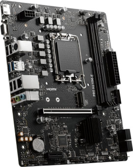 Материнская плата MSI PRO H610M-E Soc-1700 Intel H610 2xDDR5 mATX AC`97 8ch(7.1) GbLAN+VGA+HDMI - купить недорого с доставкой в интернет-магазине