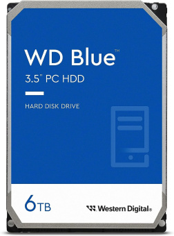 Жесткий диск WD SATA-III 6TB WD60EZAX Blue (5400rpm) 256Mb 3.5" - купить недорого с доставкой в интернет-магазине