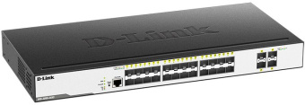 Коммутатор D-Link DGS-3000-28XS/B1A (L2) 24SFP 4SFP+ управляемый - купить недорого с доставкой в интернет-магазине