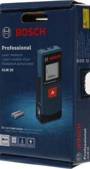 Лазерный дальномер Bosch GLM 20 2кл.лаз. 635нм (0601072E00) - купить недорого с доставкой в интернет-магазине