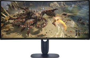 Монитор Dell 34" Alienware AW3425DWM черный VA LED 21:9 HDMI матовая HAS 3000:1 400cd 178гр/178гр 3440x1440 180Hz FreeSync Premium DP UW USB 9.51кг - купить недорого с доставкой в интернет-магазине
