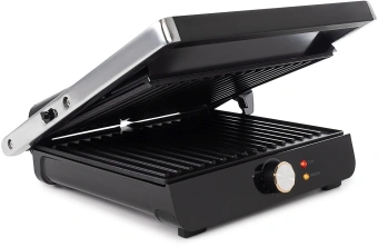 Электрогриль Hyundai HYG-2044 2000Вт черный/черный - купить недорого с доставкой в интернет-магазине