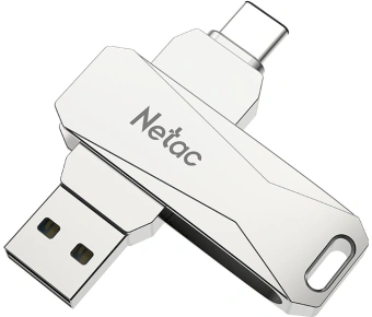 Флеш Диск Netac 128GB U782C NT03U782C-128G-32PN USB3.0 серебристый - купить недорого с доставкой в интернет-магазине