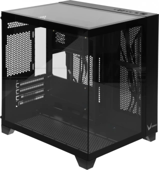 Корпус Formula Crystal Z9M черный без БП mATX 5x120mm 1xUSB3.0 audio bott PSU - купить недорого с доставкой в интернет-магазине