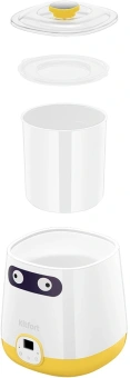 Йогуртница Kitfort КТ-6407 20Вт 1б. 1000мл упр.:электрон. желтый/белый - купить недорого с доставкой в интернет-магазине
