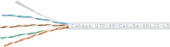 Кабель информационный Cabeus UTP-4P-CAT.5E-SOLID-LSZH-WH кат.5E U/UTP 4 пары LSZH внутренний 305м белый - купить недорого с доставкой в интернет-магазине
