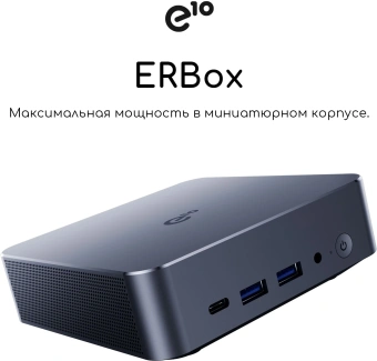 Неттоп Acer Gadget E10 ERBox Ryzen 7 8745HS (3.8) 16Gb SSD512Gb UHDG Windows 11 Pro 2xGbitEth WiFi BT 120W черный (1747236) - купить недорого с доставкой в интернет-магазине