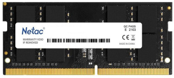 Память DDR4 8Gb 2666MHz Netac NTBSD4N26SP-08 Basic RTL PC4-21300 CL19 SO-DIMM 260-pin 1.2В single rank - купить недорого с доставкой в интернет-магазине