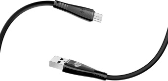 Кабель Itel M21s(ICD-M21s) USB (m)-micro USB (m) 1м черный (упак.:1шт) - купить недорого с доставкой в интернет-магазине