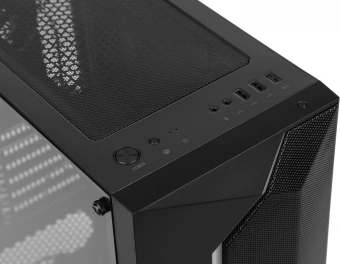 Корпус MSI MAG Vampiric 100R черный без БП ATX 4x120mm 2x140mm 2xUSB2.0 1xUSB3.0 audio bott PSU - купить недорого с доставкой в интернет-магазине