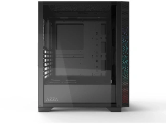 Корпус Azza Celesta F черный без БП ATX 5x120mm 5x140mm 2xUSB2.0 1xUSB3.0 audio bott PSU - купить недорого с доставкой в интернет-магазине