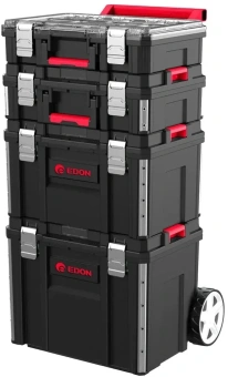 Ящик для инструментов Edon TH-2225 4отд. черный (39767) - купить недорого с доставкой в интернет-магазине