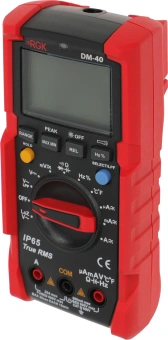 Мультиметр RGK DM-40 цифровой красный/черный (776431) - купить недорого с доставкой в интернет-магазине