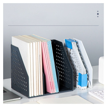 Лоток вертикальный Deli 79003Black 3отд. складной A5 200х150х180мм черный пластик - купить недорого с доставкой в интернет-магазине