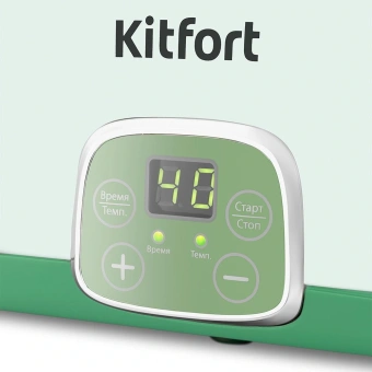 Йогуртница Kitfort КТ-6039 20Вт 8б. 180мл упр.:электрон. зеленый - купить недорого с доставкой в интернет-магазине