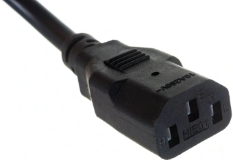 Шнур питания ITK PC-C13D-3M C13-Schuko проводник.:3x1.5мм2 3м 230В 10А (упак.:1шт) черный - купить недорого с доставкой в интернет-магазине