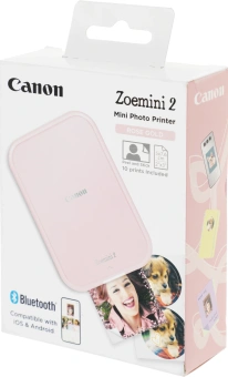 Принтер ZINK Canon Zoemini 2 (5452C003AA) розовый/золотой - купить недорого с доставкой в интернет-магазине