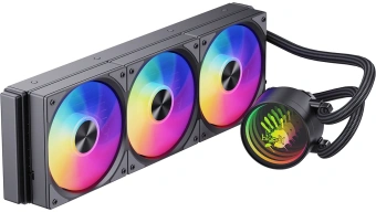 Система водяного охлаждения Bloody LC-11 ARGB Soc-AM5/AM4/1200/1700/1851 черный 4-pin 20-35dB Al+Cu 300W Ret (LC-11-ARGB360-BK) - купить недорого с доставкой в интернет-магазине