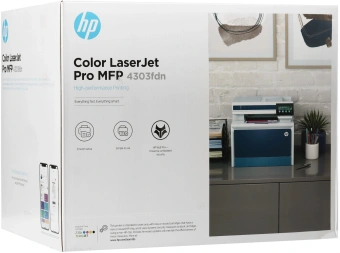 МФУ лазерный HP Color LaserJet Pro 4303fdn (5HH66A) A4 Duplex белый - купить недорого с доставкой в интернет-магазине