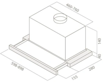 Вытяжка встраиваемая Elica Elite 14 Lux GRVT/A/60 черный/нержавеющая сталь управление: кнопочное (1 мотор) - цена, купить или заказать с доставкой в интернет-магазине Вытяжка встраиваемая Elica Elite 14 Lux GRVT/A/60 черный/нержавеющая сталь управление: кнопочное (1 мотор) - купить недорого с доставкой в интернет-магазине