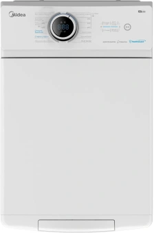Стиральная машина Midea MF100T80BS/W-RU класс: A загр.вертикальная макс.:8кг белый инвертор - купить недорого с доставкой в интернет-магазине