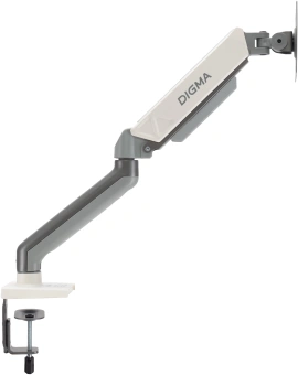 Кронштейн для мониторов ЖК Digma D-MM101 серый 17"-32" макс.9кг крепление к столешнице поворот и наклон - купить недорого с доставкой в интернет-магазине