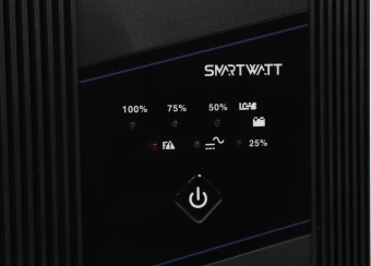 Источник бесперебойного питания Smartwatt Uni 900Вт 1500ВА черный - купить недорого с доставкой в интернет-магазине