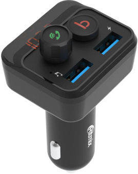 Автомобильный FM-модулятор Ritmix FMT-B100 черный MicroSD BT USB (80000554) - купить недорого с доставкой в интернет-магазине