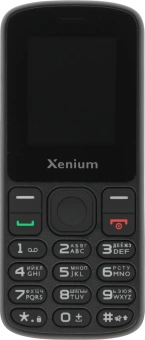 Мобильный телефон Xenium X160 черный моноблок 1.77" 128x160 Nucleus GSM900/1800 MP3 - купить недорого с доставкой в интернет-магазине