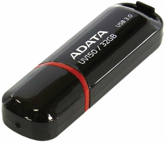 Флеш Диск A-Data 32Gb AUV150-32G-RBK USB3.0 черный - купить недорого с доставкой в интернет-магазине