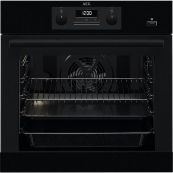 Духовой шкаф Электрический AEG BEB351111B черный - купить недорого с доставкой в интернет-магазине