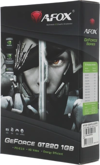 Видеокарта Afox PCI-E 2.0 AF220-1024D3L2 NVIDIA GeForce GT 220 1Gb 128bit DDR3 625/1580 DVIx1 HDMIx1 CRTx1 HDCP Ret low profile - купить недорого с доставкой в интернет-магазине