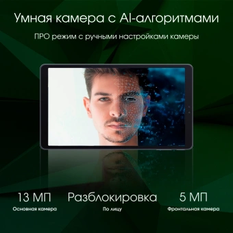Планшет Digma Pro Spark G85 (2.0) 8C RAM4Gb ROM64Gb 8.7" IPS 1340x800 4G 2Sim Android 14 темно-серый 13Mpix 5Mpix BT WiFi microSD 256Gb 4000mAh - купить недорого с доставкой в интернет-магазине