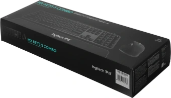 Клавиатура + мышь Logitech MX Keys S Combo клав:графитовый/черный мышь:графитовый USB беспроводная Bluetooth/Радио LED (920-011619) - купить недорого с доставкой в интернет-магазине