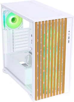 Корпус Formula TimberLine T0 белый без БП mATX 6x120mm 6x140mm 2xUSB3.0 audio - купить недорого с доставкой в интернет-магазине