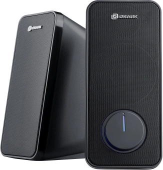 Колонки Оклик OK-175 2.0 черный 10Вт портативные - купить недорого с доставкой в интернет-магазине