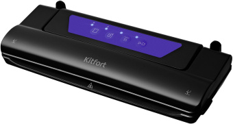 Вакуумный упаковщик Kitfort КТ-1528-1 110Вт 0.55Бар шир.пак.:28см черный/фиолетовый - купить недорого с доставкой в интернет-магазине