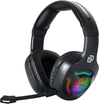 Наушники с микрофоном Оклик HS-L575G черный мониторные BT оголовье (1895253) - купить недорого с доставкой в интернет-магазине