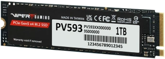 Накопитель SSD Patriot PCIe 5.0 x4 1TB PV593P1TBM28H Viper VP593 M.2 2280 - купить недорого с доставкой в интернет-магазине