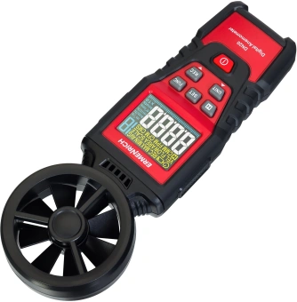 Анемометр-термометр Ermenrich Seek DN20 портативный крыльчатый красный/черный (82972) - купить недорого с доставкой в интернет-магазине