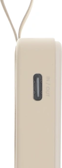 Мобильный аккумулятор Xiaomi BHR9074GL 6000mAh Qi 15W 2.4A USB-C беспров.зар. бежевый - купить недорого с доставкой в интернет-магазине