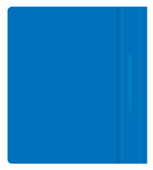 Папка-скоросшиватель Бюрократ Люкс -PSL20A5BLUE A5 прозрач.верх.лист пластик синий 0.14/0.18 - купить недорого с доставкой в интернет-магазине