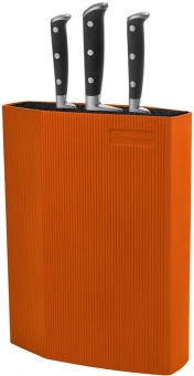 Подставка для ножей Rondell Orange RD-470 оранжевый упак.:подарочная коробка с ручкой - купить недорого с доставкой в интернет-магазине