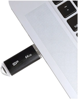Флеш Диск Silicon Power 64GB Ultima U02 SP064GBUF2U02V1K USB2.0 черный - купить недорого с доставкой в интернет-магазине