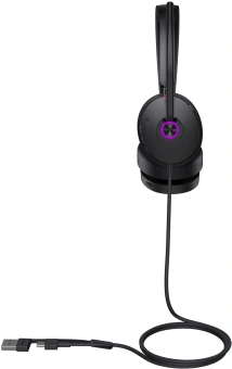 Гарнитура проводная Yealink UH48 Dual UC USB-C/A черный - купить недорого с доставкой в интернет-магазине