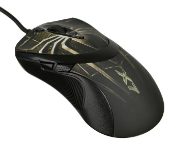 Мышь A4Tech Oscar Editor XL-747H коричневый/рисунок лазерная 3600dpi USB 6but (XL-747H (BROWN SPIDER)) - купить недорого с доставкой в интернет-магазине