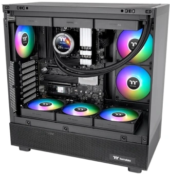 Вентилятор для корпуса Thermaltake CT120 EX Sync ARGB 120х120x25 черный 4-pin 28.5дБ (упак.:3шт) (CL-F181-PL12SW-A) Ret - купить недорого с доставкой в интернет-магазине